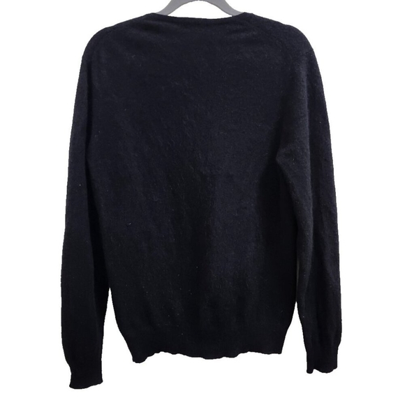 UNIQLO 100% Cashmere Sweater Black Women’s M Soft Luxury Knit Pullover Classic - Picture 5 of 12
